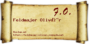 Feldmajer Olivér névjegykártya